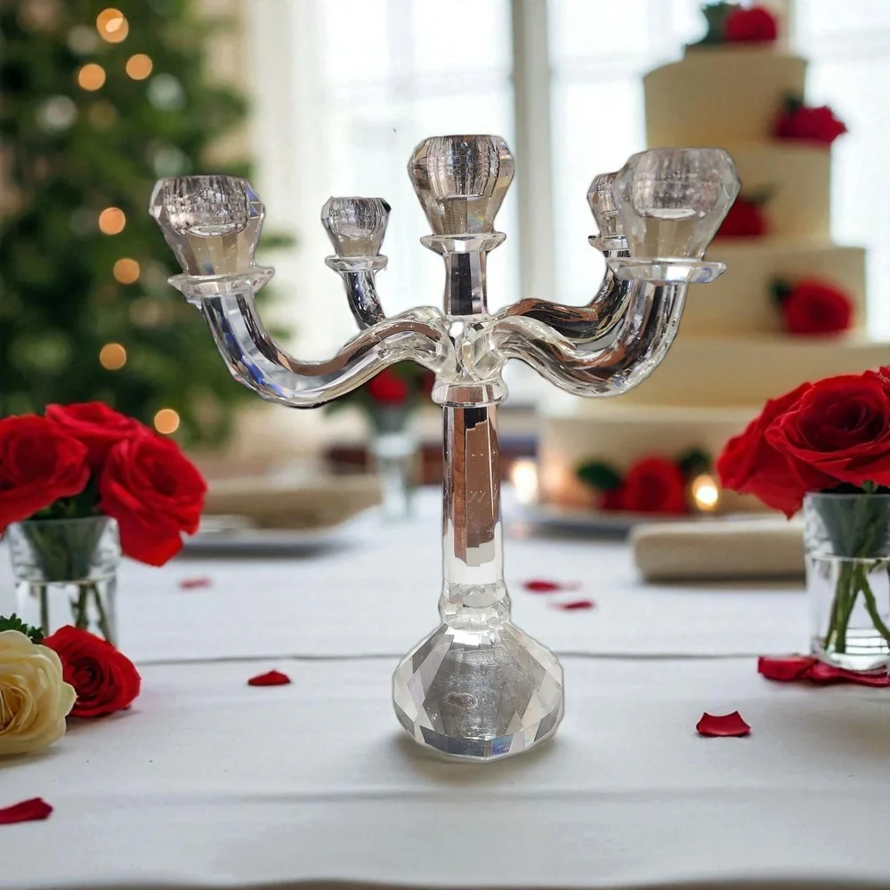 Shannon Crystal Candelabra by Godinger - Picture 12 of 16